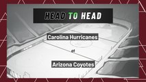 Carolina Hurricanes At Arizona Coyotes: Puck Line, April 18, 2022
