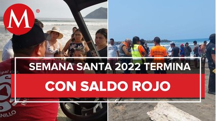 Semana Santa deja 14 personas ahogadas en Manzanillo y Veracruz; otras 15 fueron recatadas