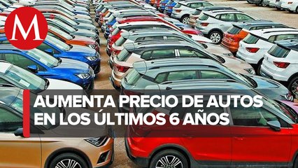 Aumentó 55% el precio de autos nuevos en seis años