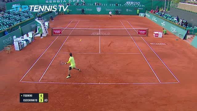 Barcelone - Fognini vient à bout de son compatriote Cecchinato