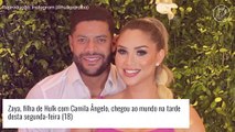 Nasceu! Hulk dá boas-vindas a Zaya, filha com Camila Ângelo, nascida nos EUA. Veja 1ª foto do bebê!