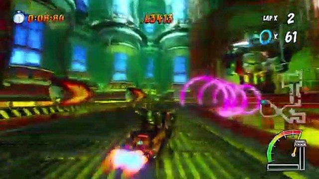 N. Gin Labs Ring Rally Gameplay - Crash Team Racing Nitro-Fueled