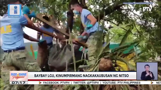 Baybay LGU, kinumpirmang nagkakaubusan ng nitso; Baybay LGU, pagpupulungan kung ipagpapatuloy pa ang search and retrieval ops