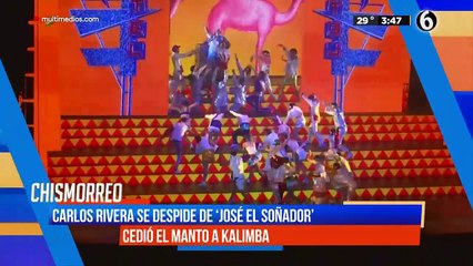 Kalimba reemplaza a Carlos Rivera en "José, el soñador"