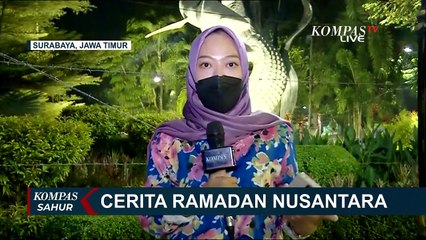 5 Variasi Air Mancur di Jembatan Surabaya Tarik Perhatian Pengunjung