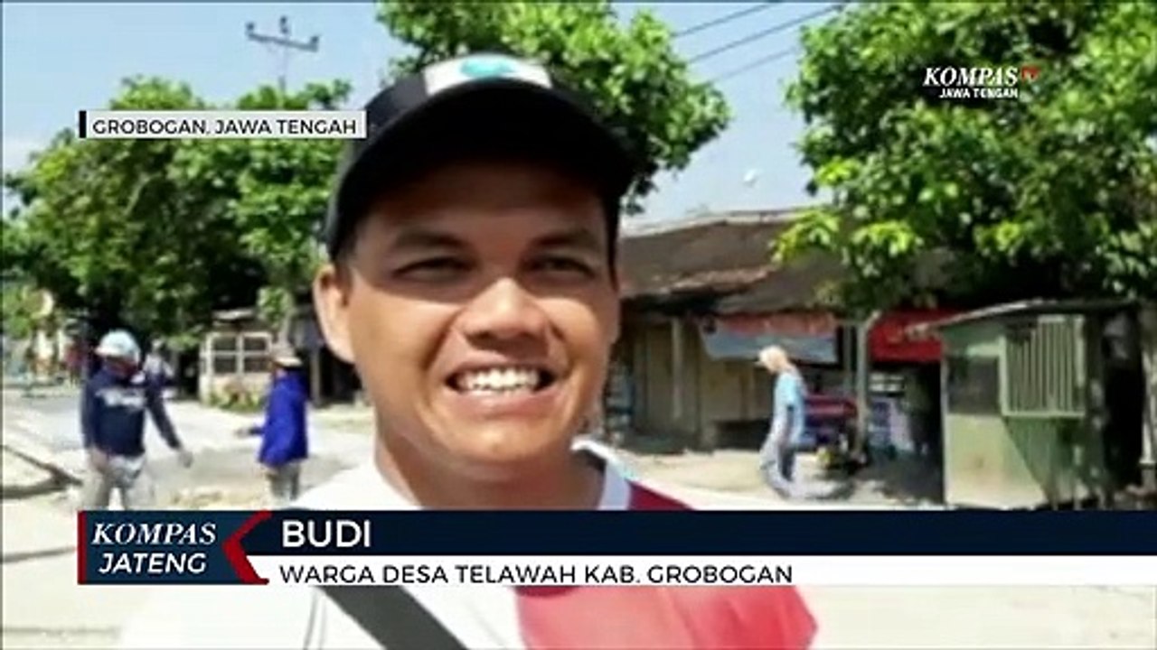 Crazy Rich Grobogan Perbaiki Jalan Rusak Senilai Rp 2,8 Miliar