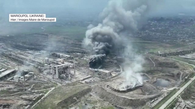 Les images d'une usine de Marioupol attaquée par les forces russes, où sont réfugiés soldats et civils ukrainiens