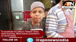 Watch: This Kid From Hyderabad Promoted And Popularized His Father’s Haleem Shop Through Social Media