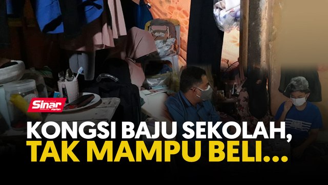 Kongsi baju sekolah, tak mampu beli...