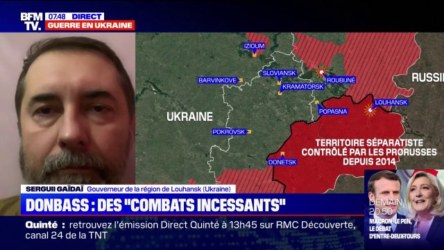 Ukraine: le gouverneur de Louhansk affirme qu'il n'y a pas un seul endroit qui soit en sécurité dans la région