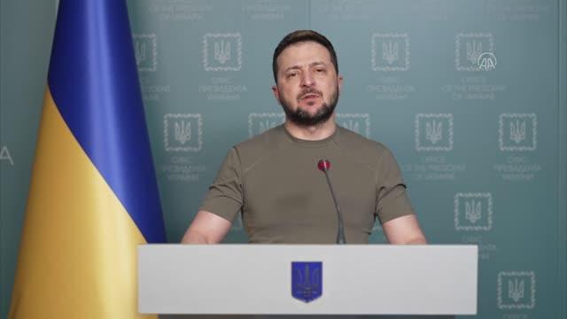 Zelenskiy: Artık Rusya uzun süredir hazırlandığı Donbas için savaşa başladı diyebiliriz