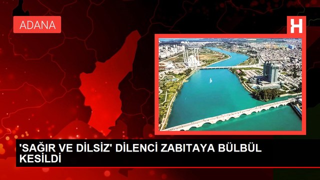 Sağır ve dilsiz yazılı notla dilenen adam, zabıtayı görüce bülbül kesildi