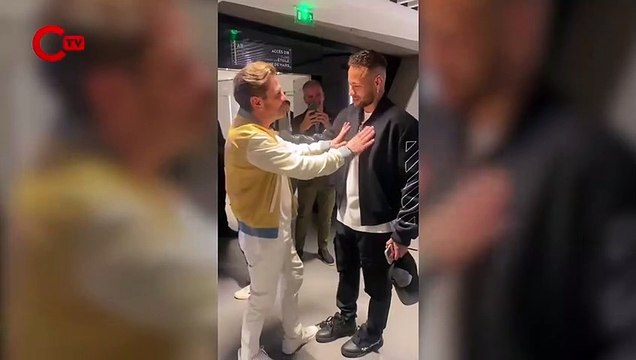 Kenan Doğulu ile Beren Saat, Neymar ile buluştu