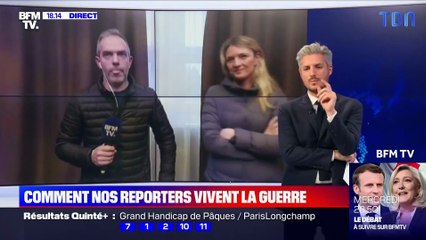 En Ukraine deux journalistes de BFMTV échappent à la mort et filment la scène