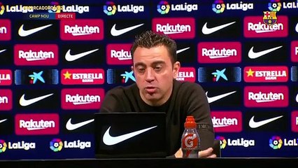 Xavi lanza un mensaje de unión para el barcelonismo / FCB