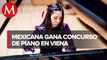 Ella es Aranza Ortega, pianista mexicana ganadora del primer lugar del Grand Prize Vienna 2022