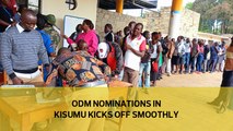 ODM nominations in Kisumu kicks off smoothly