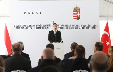 Macaristan'ın Ankara Büyükelçiliğinin yeni binasının temel atma töreni