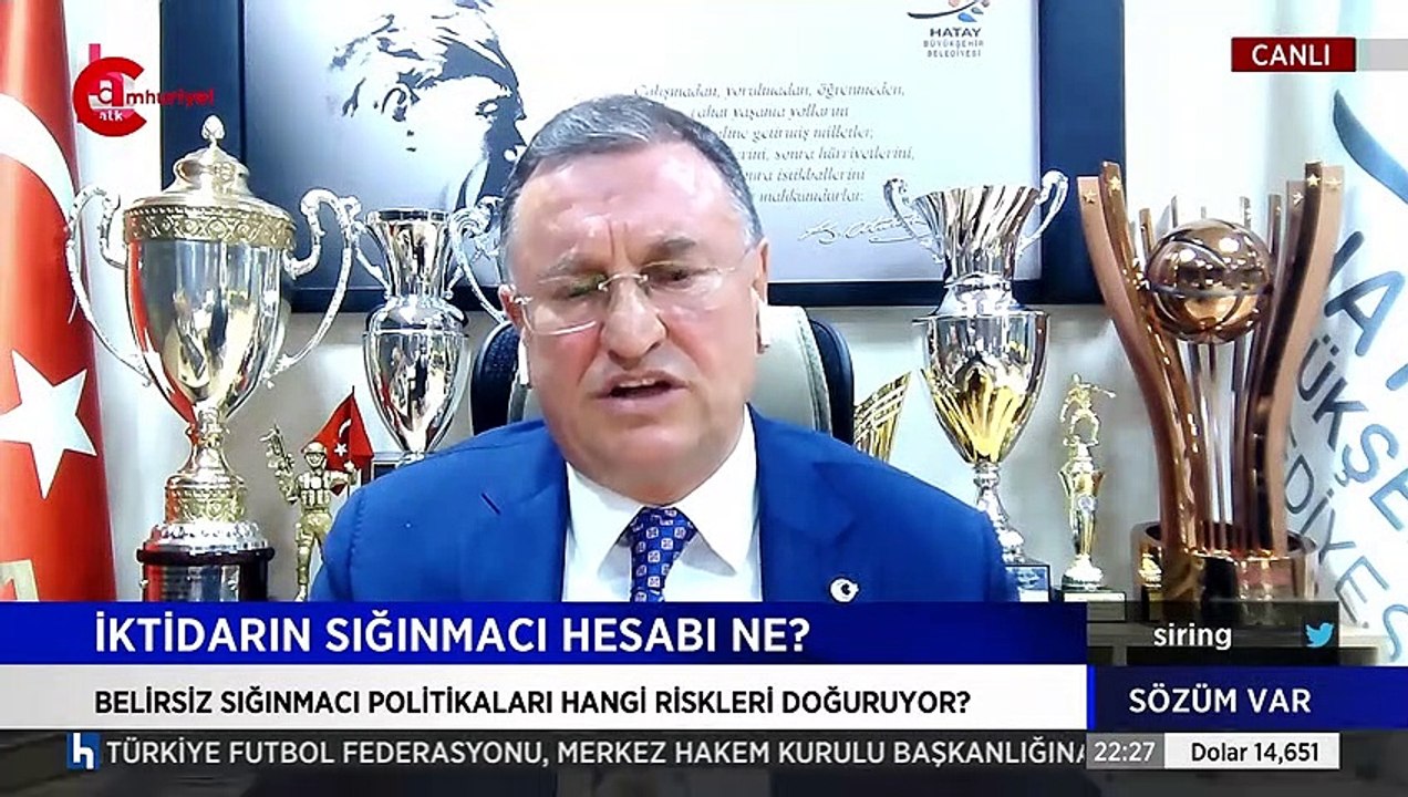 Hatay Büyükşehir Belediye Başkanı Lütfü Savaş: Demografik yapı bizim aleyhimize değişiyor