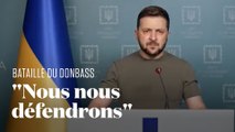 Ukraine : le président Zelensky annonce le début de la bataille pour le Donbass