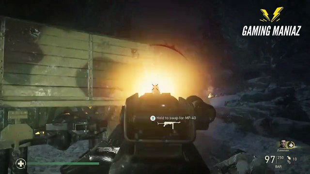 Call of Duty WW2 Full Gameplay No Commentary - God Mod - Story 9 #COD