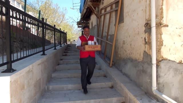 Türk Kızılay'dan Keban'da ailelere yardım