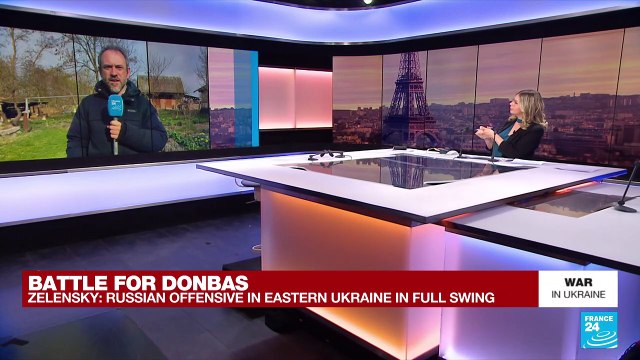 Russia launches 'Battle of Donbas' on eastern front, Ukraine says