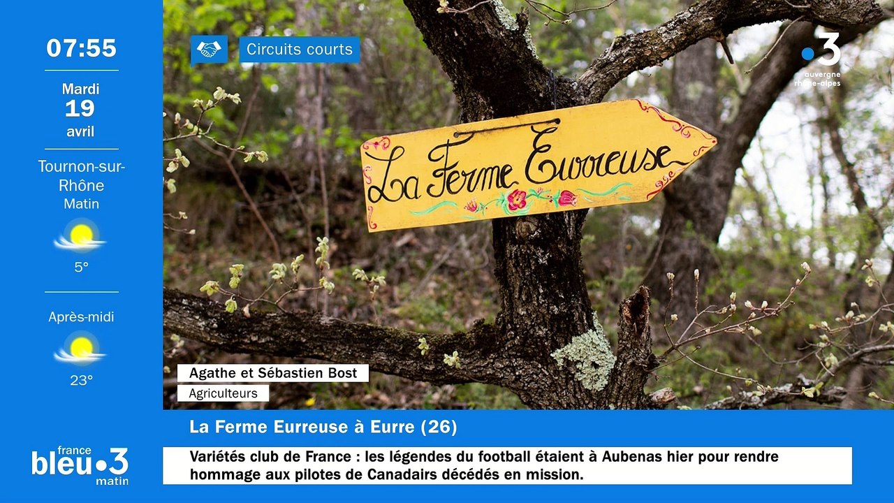 À Eurre,"La Ferme Eurreuse", ses chèvres, cochons, fromages, yaourts, viandes et charcuteries Bio