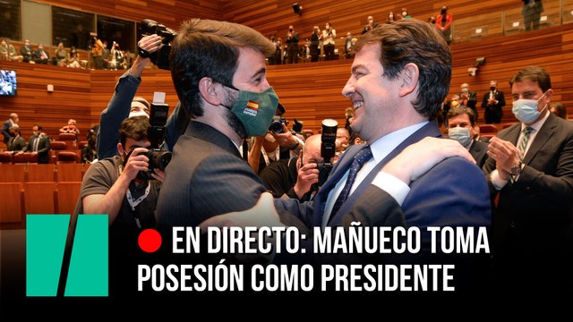 Mañueco toma posesión como presidente de la Junta de Castilla y León