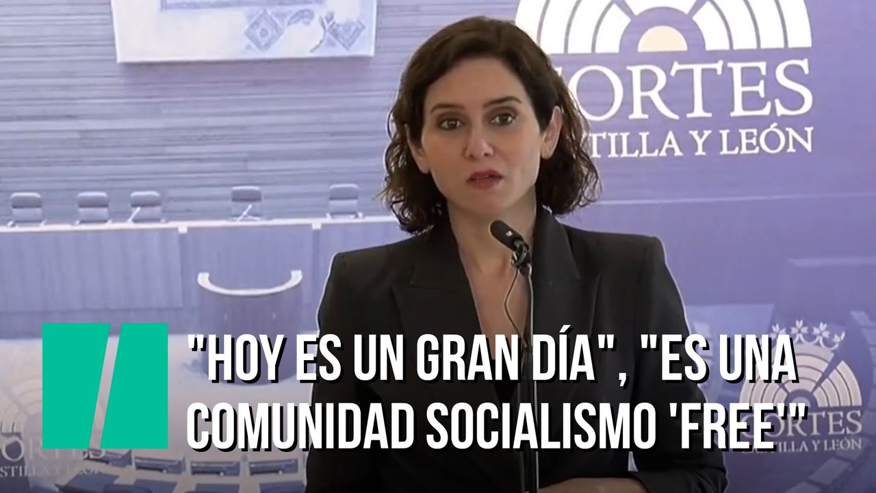 Ayuso acusa a Sánchez de "utilizar las instituciones de todos los españoles para arremeter contra otras instituciones"
