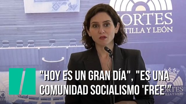 Ayuso acusa a Sánchez de utilizar las instituciones de todos los españoles para arremeter contra otras instituciones