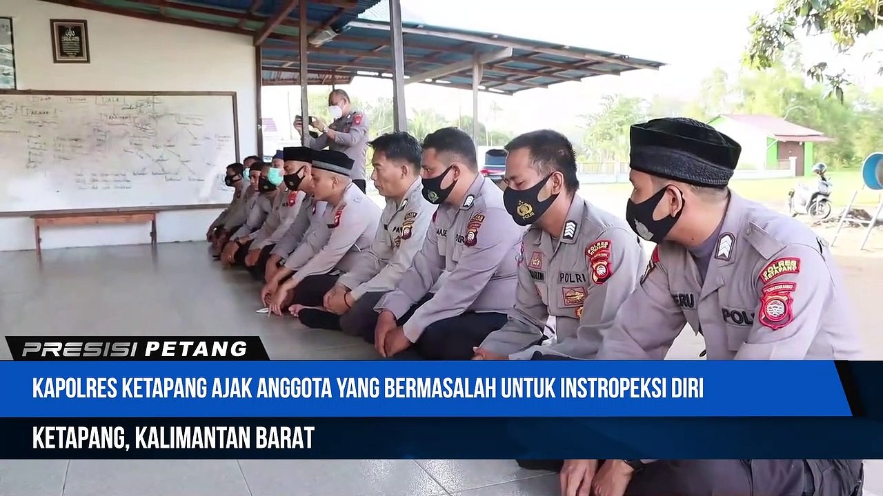 Program Pembinaan Rohani, Kapolres Ketapang Ajak Anggota Polres Yang Bermasalah Untuk Instropeksi Diri