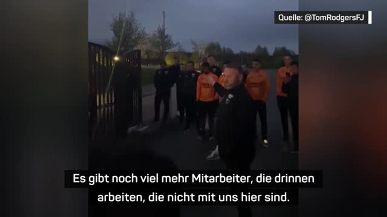 Nach Abstieg: Rooney wendet sich an Derby-Fans