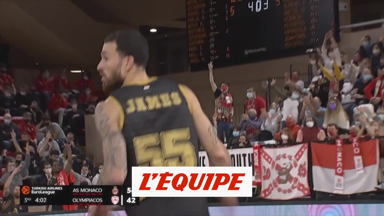 Mike James, le trois points en catch & shoot - Basket - Monaco - Décryptage