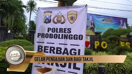 Peringati Nuzulul Quran, Polres Probolinggo Gelar Pengajian dan Berbagi Takjil
