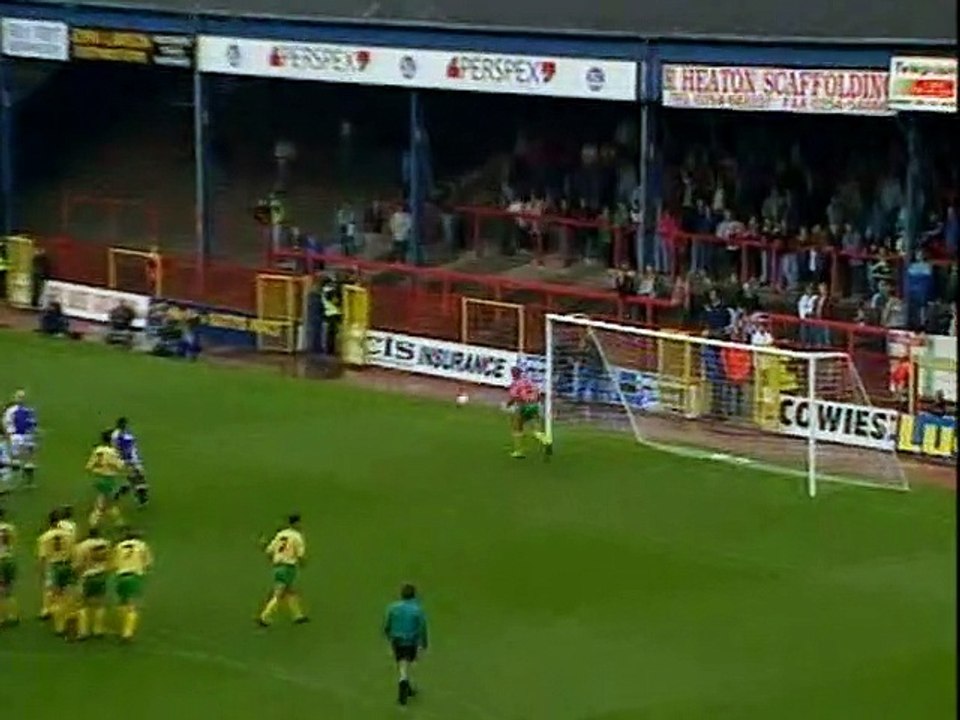 Season 1992-93 - Blackburn Rovers vs Norwich City - 03.10.1992