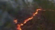 Incendi in Piemonte, interventi dei Vigili del Fuoco vicino Lago di Mergozzo (19.04.22)