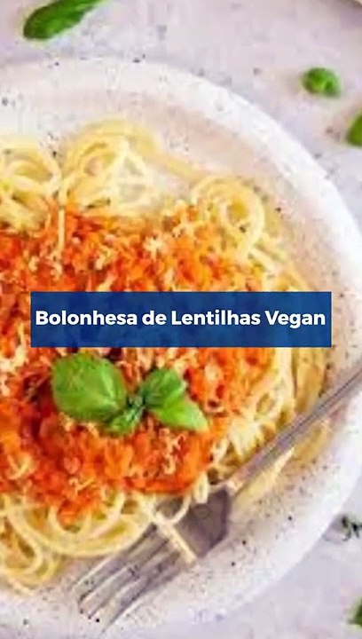 Bolonhesa de Lentilhas Vegan #Shorts