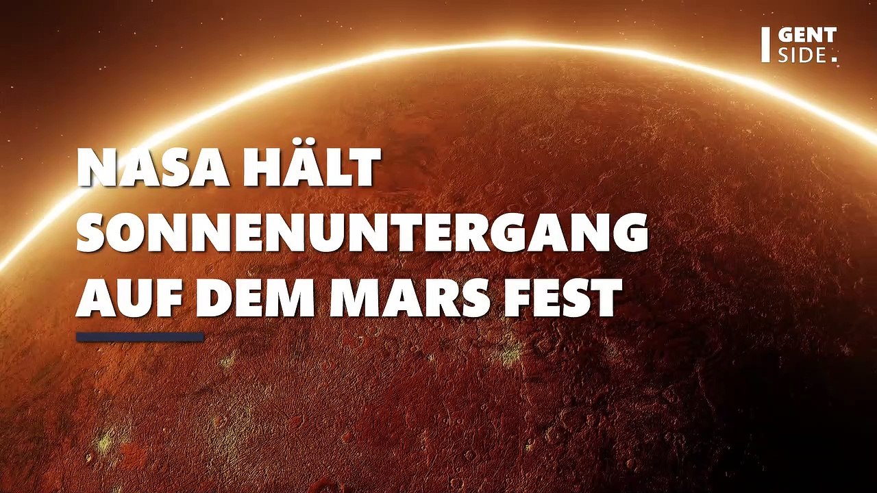 Nasa filmt Sonnenaufgang auf dem Mars