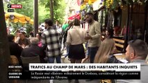 Très inquiets, les habitants du Champs-de-Mars à Paris ne se sentent plus en sécurité et montent au créneau: Vendeurs à la sauvette, arnaqueurs aux jeux de «hasard», voleurs à la tire, détritus et rats....