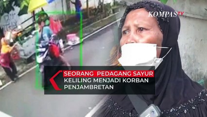 Viral! Seorang Ibu Penjual Sayuran Keliling Dijambret