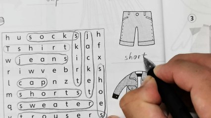 Year 2 Super Minds Workbook Answer Page 82-83Unit 7 Get dressed!Clothes