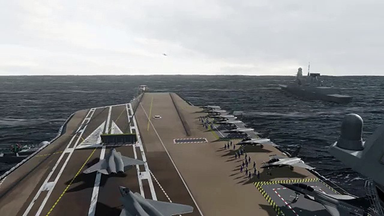 Premières images du porte-avions nouvelle génération (PANG) Made in France