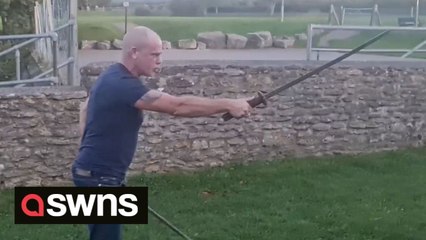 UK man jailed after attacking his neighbours with a SAMURAI SWORD