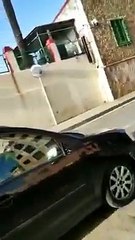 Persecución Ceuta y vehículos ardiendo