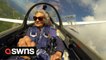 One of the last surviving members of aircraft plotters from World War Two takes to the skies in a glider aged 99