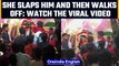 Bride slaps her groom on the stage and walks off, Watch Viral Video |Oneindia News