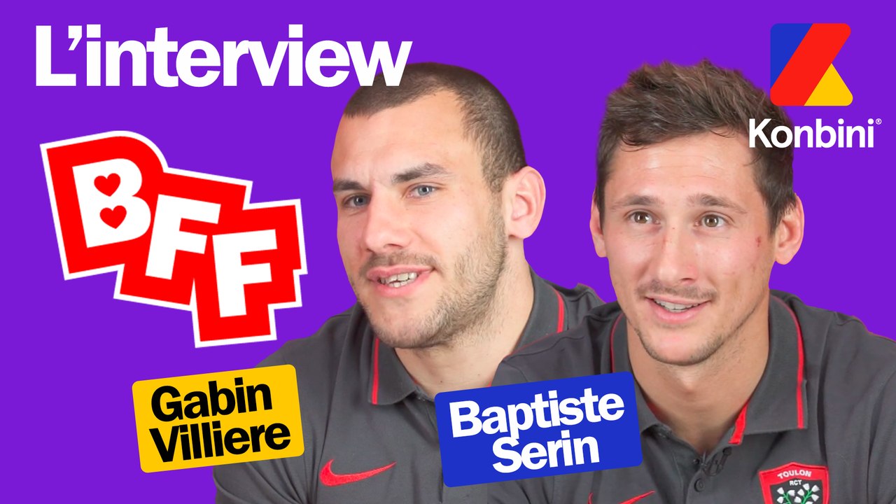 L'interview BFF des rugbymans Gabin Villiere et Baptiste Serin, nos deux champions du RCT