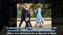 Kate Middleton et prince William - sortie en famille avec George et Charlotte pour la messe de Pâque