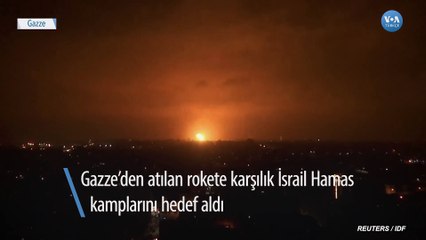 İsrail Hamas'ın Kullandığı Kampları Vurdu